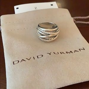 David Yurman Crossover Ring Size 6